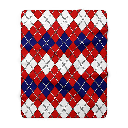 Malaysia Retro Argyle Blanket Throw