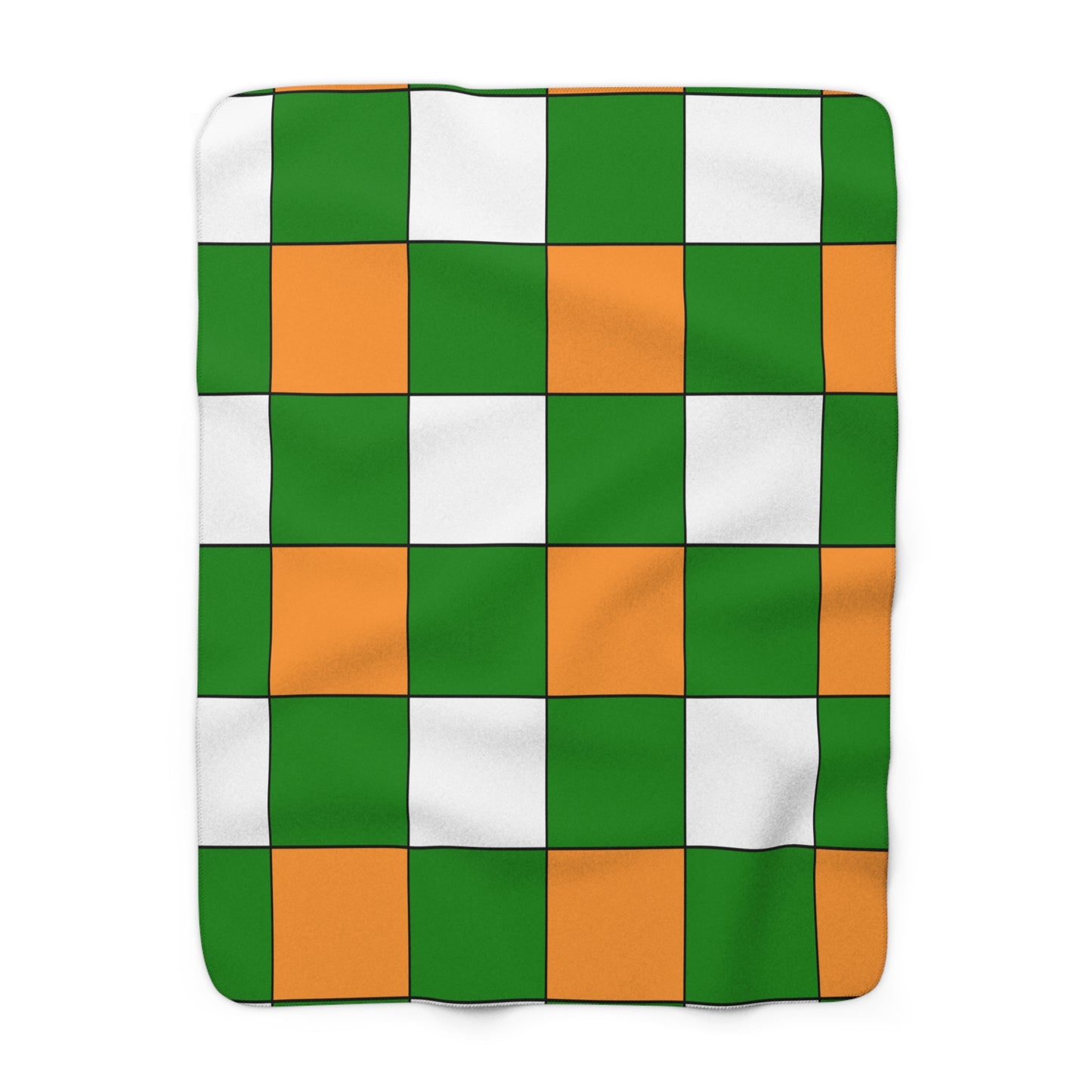 India Retro Check Blanket Throw
