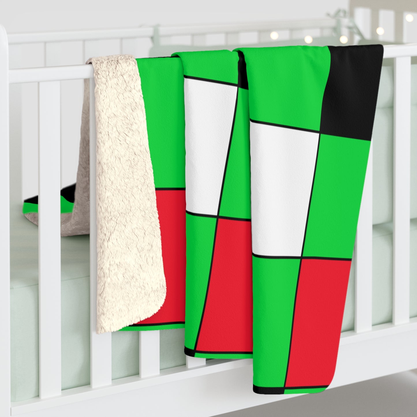 Kuwait Retro Check Blanket Throw