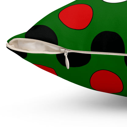 Zimbabwe Retro Polka Dots Cushion Pillow