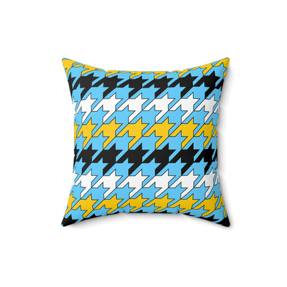 Saint Lucia Retro Houndstooth Cushion Pillow