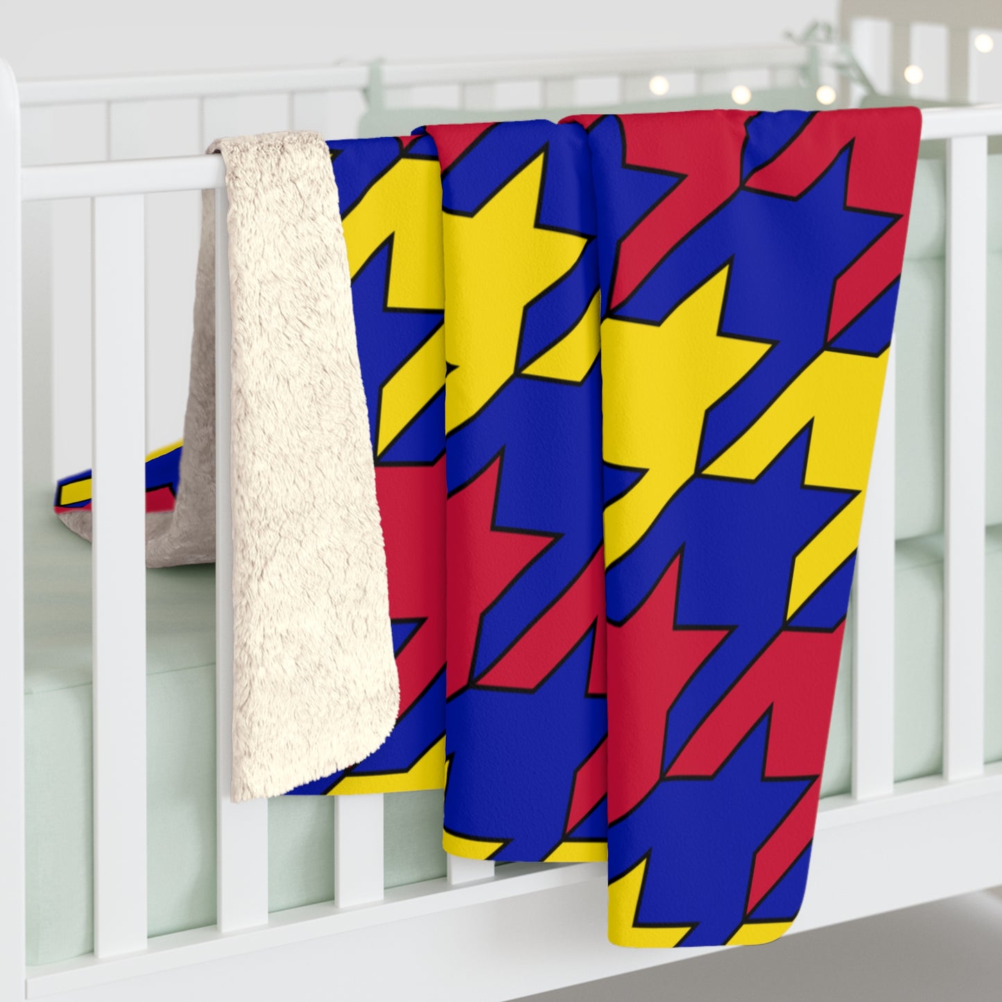 Andorra Retro Houndstooth Blanket Throw