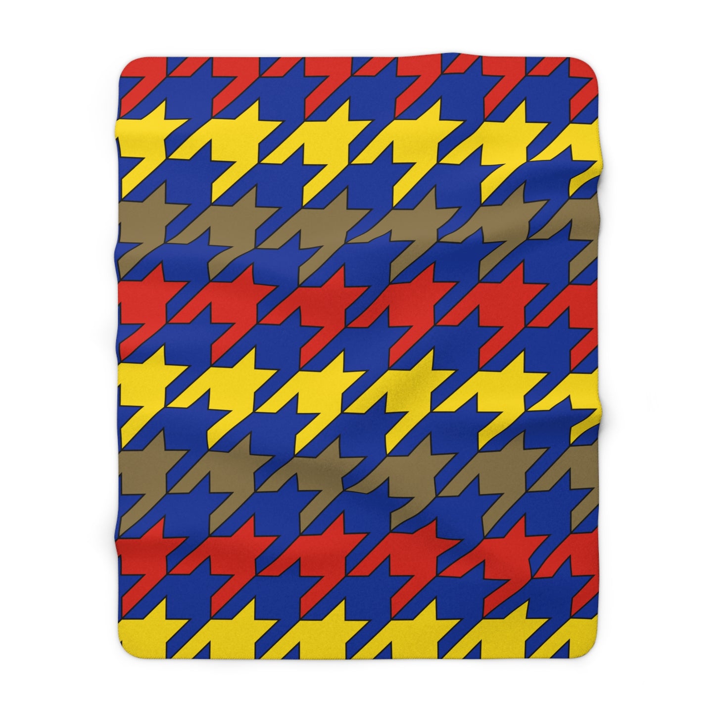 Moldova Retro Houndstooth Blanket Throw