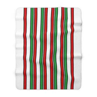 Iran Retro Stripes Blanket Throw