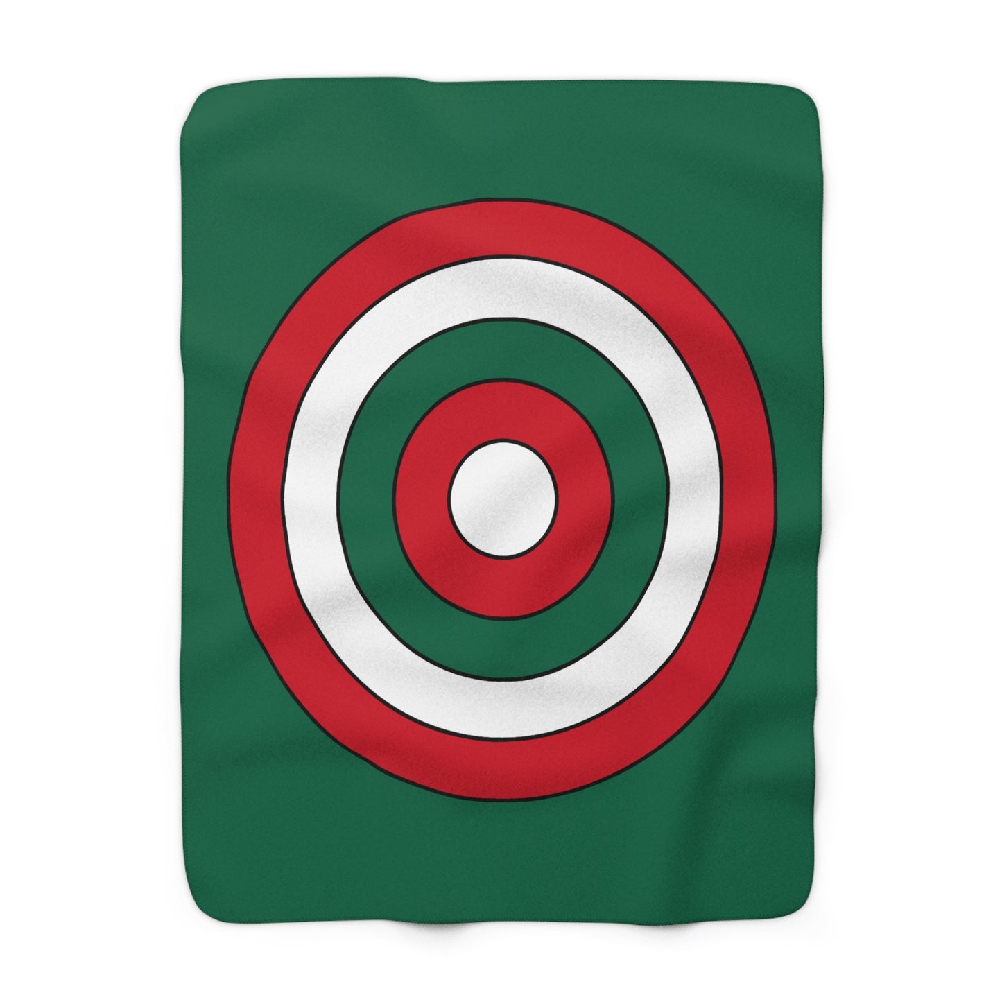 Mexico Retro Target Blanket Throw