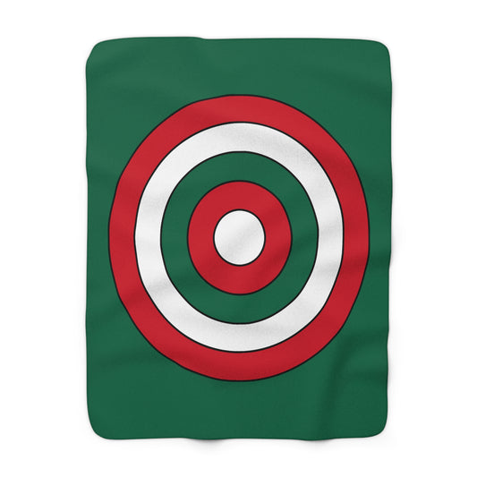 Mexico Retro Target Blanket Throw