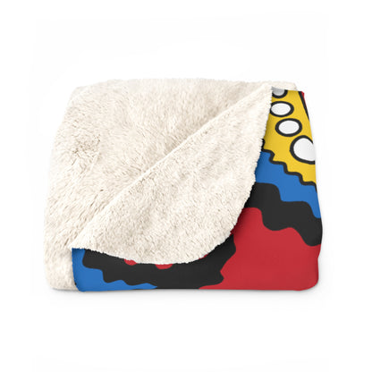 Antigua And Barbuda Retro Paisley Blanket Throw
