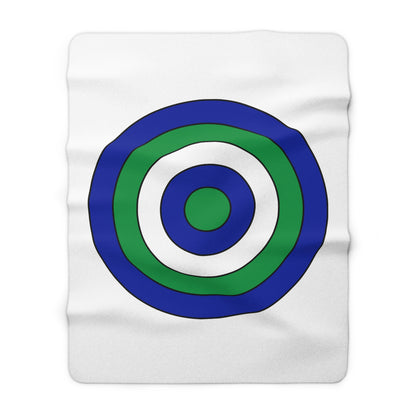 Lesotho Retro Target Blanket Throw