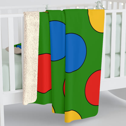 Ethiopia Retro Polka Dots Blanket Throw