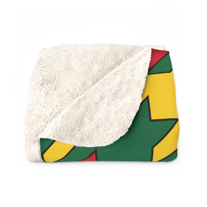 Ghana Retro Houndstooth Blanket Throw
