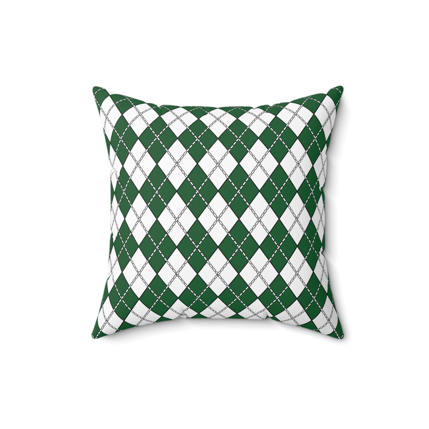 Saudi Arabia Retro Argyle Cushion Pillow