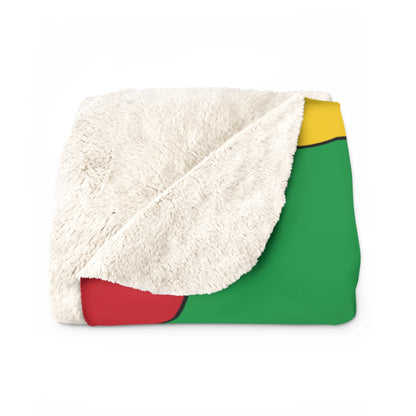 Guinea Bissau Retro Polka Dots Blanket Throw