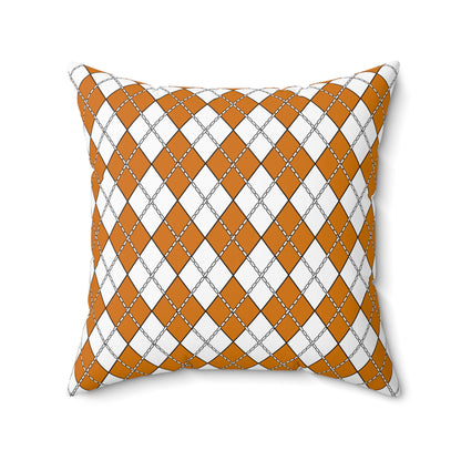 Cyprus Retro Argyle Cushion Pillow