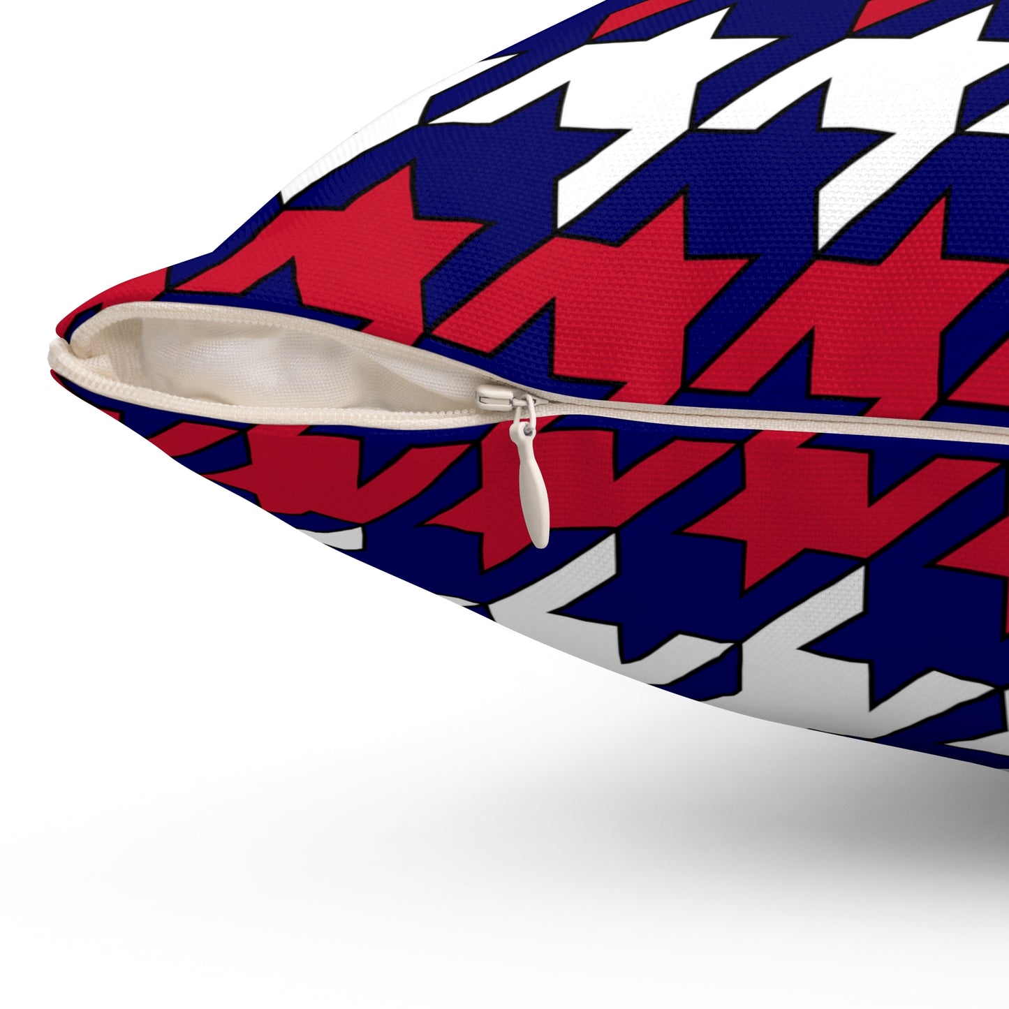 Cook Islands Retro Houndstooth Cushion Pillow