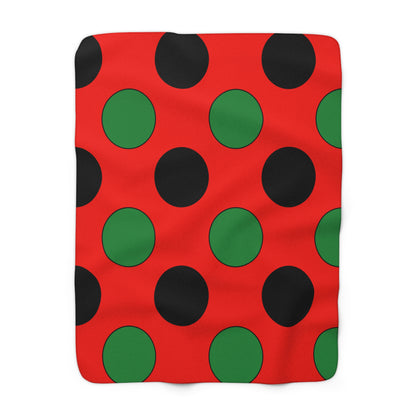 Malawi Retro Polka Dots Blanket Throw