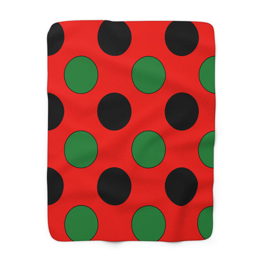 Malawi Retro Polka Dots Blanket Throw