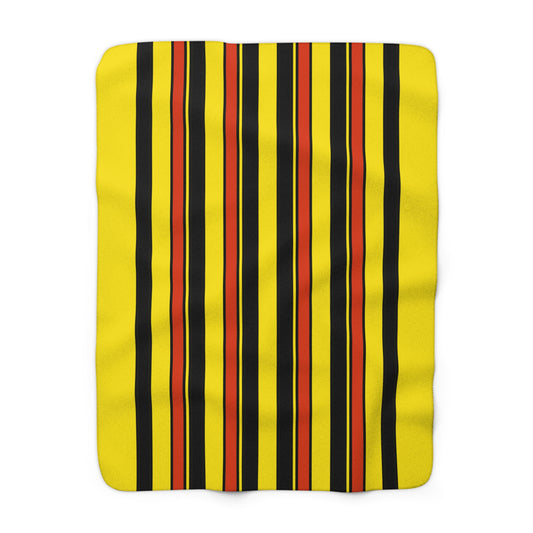Uganda Retro Stripes Blanket Throw
