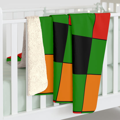 Zambia Retro Check Blanket Throw