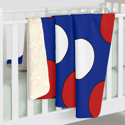 Cuba Retro Polka Dots Blanket Throw