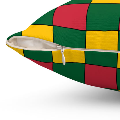 Mauritania Retro Check Cushion Pillow