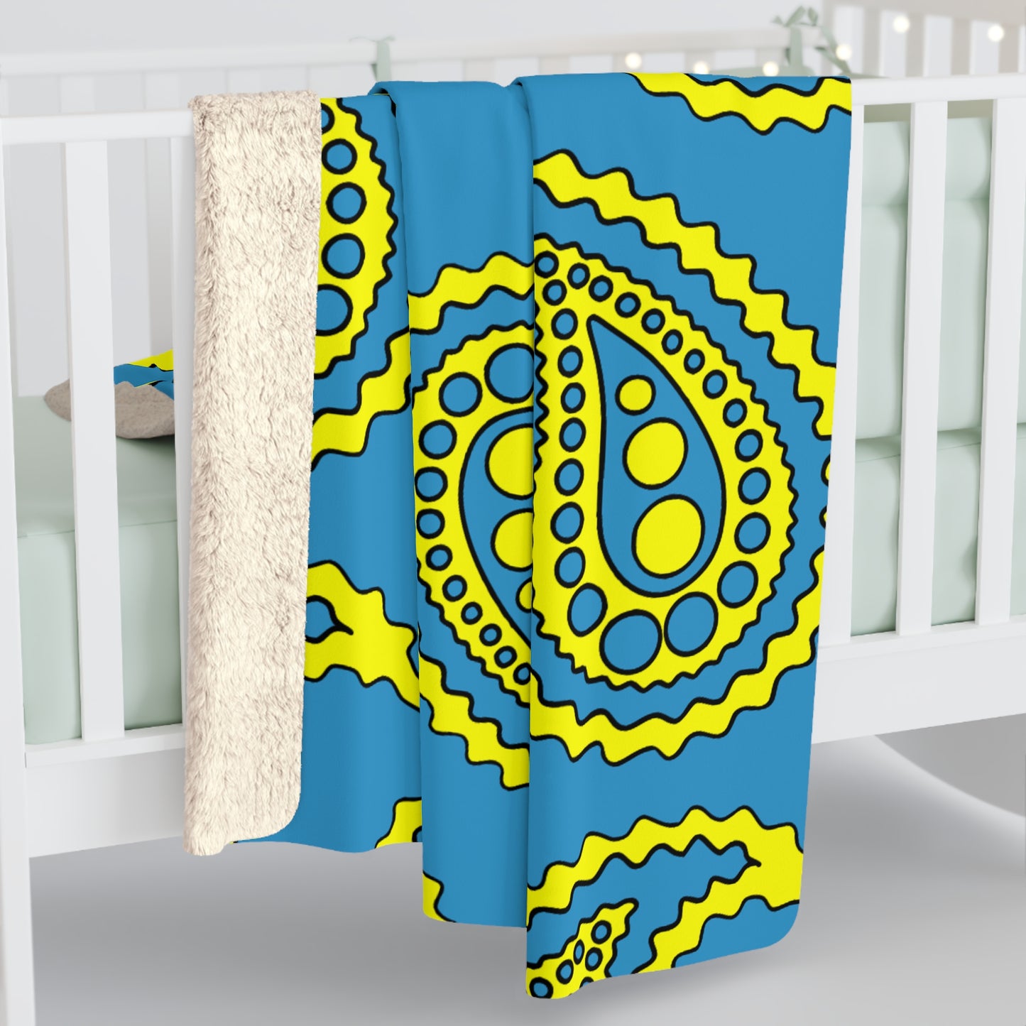 Aruba Retro Paisley Blanket Throw