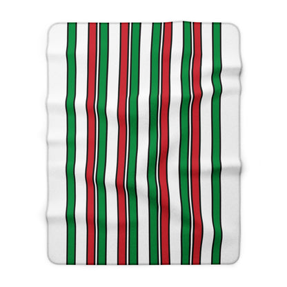 Italy Retro Stripes Blanket Throw