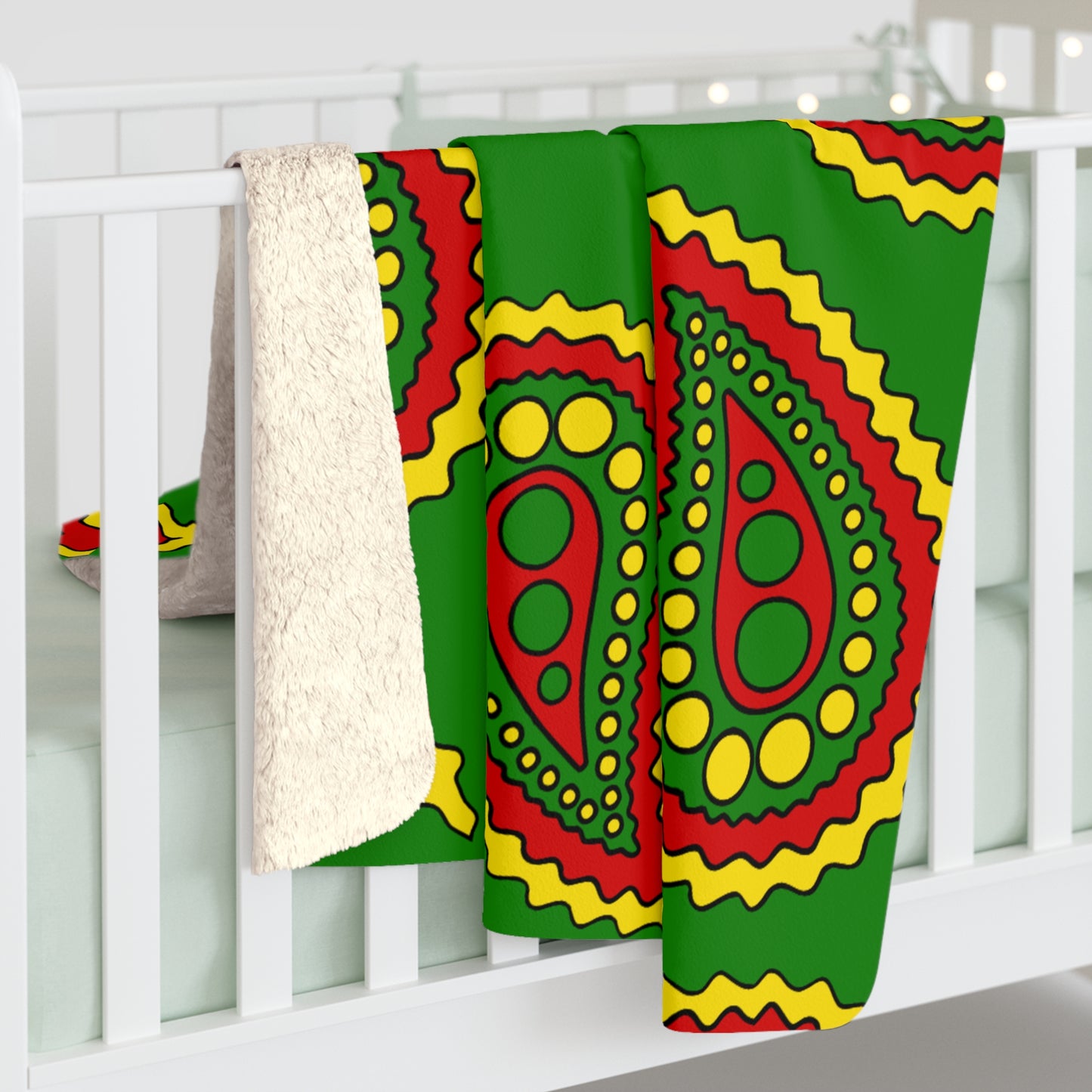 Togo Retro Paisley Blanket Throw