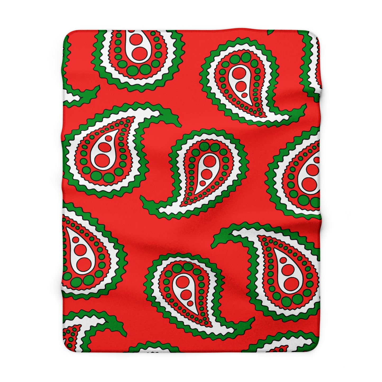 Oman Retro Paisley Blanket Throw