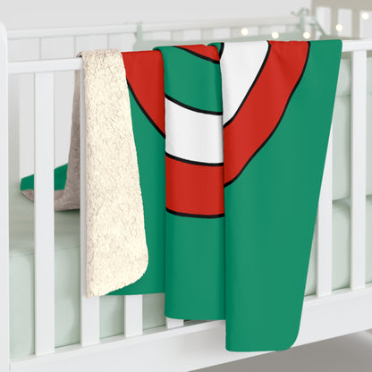 Bulgaria Retro Target Blanket Throw