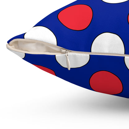 Sint Maarten Retro Polka Dots Cushion Pillow