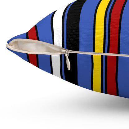 Eswatini Retro Stripes Cushion Pillow