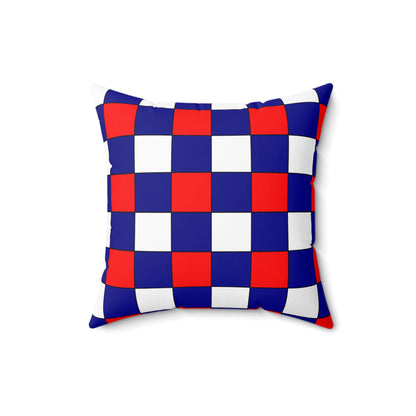 Heard Island And Mcdonald Islands Retro Check Cushion Pillow
