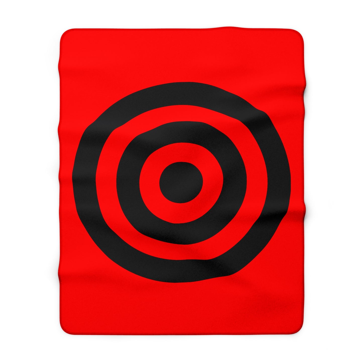 Albania Retro Target Blanket Throw