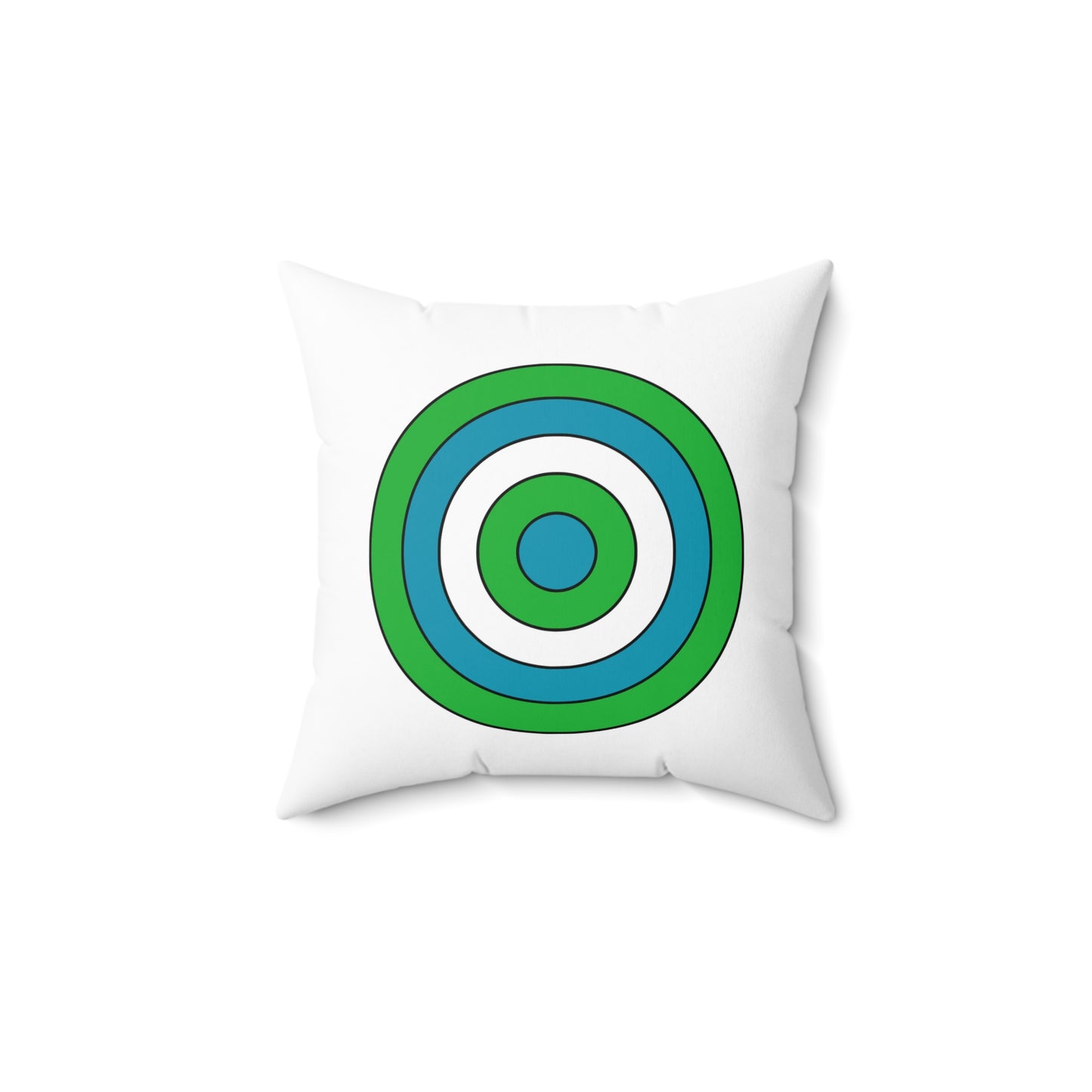 Uzbekistan Retro Target Cushion Pillow