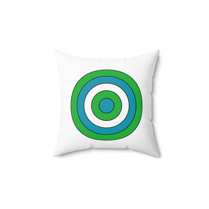 Uzbekistan Retro Target Cushion Pillow
