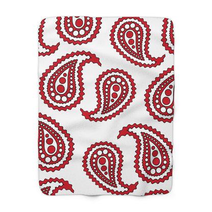 England Retro Paisley Blanket Throw