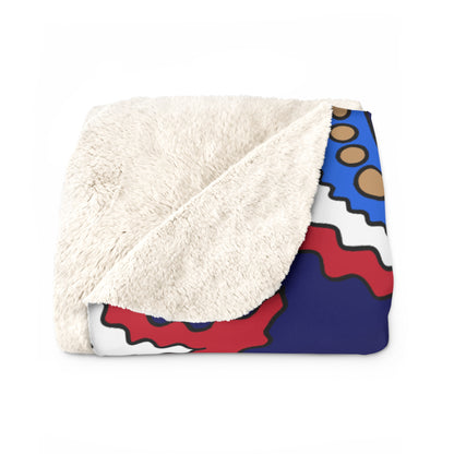 Tristan Da Cunha Retro Paisley Blanket Throw