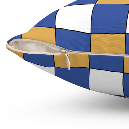 Marshall Islands Retro Check Cushion Pillow