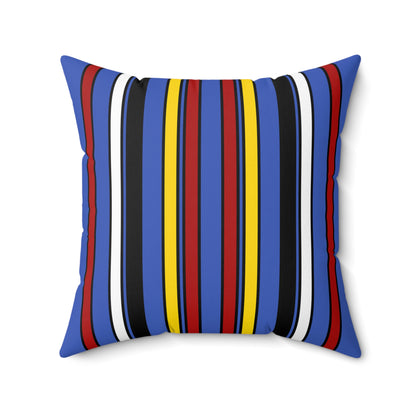 Eswatini Retro Stripes Cushion Pillow