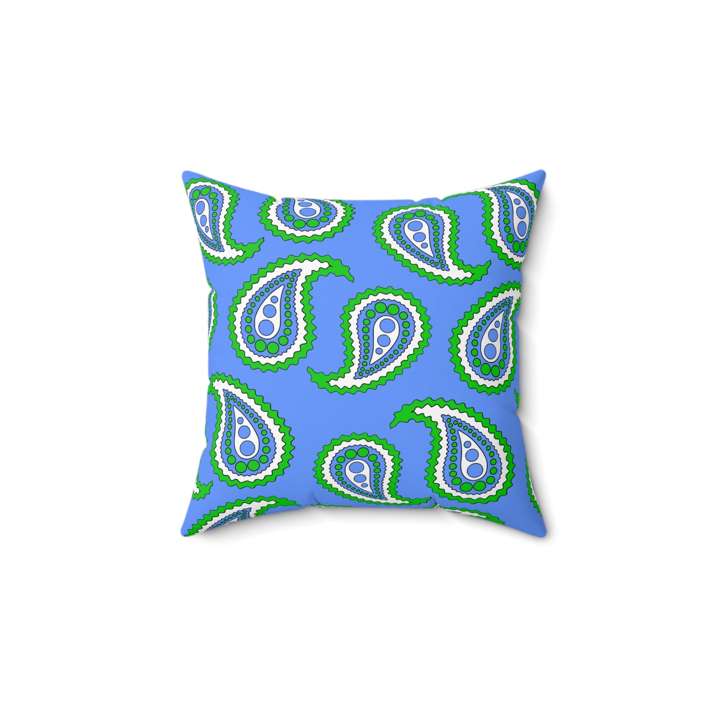 Djibouti Retro Paisley Cushion Pillow