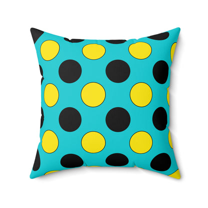 Bahamas Retro Polka Dots Cushion Pillow