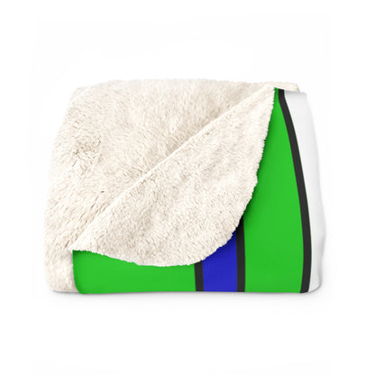 Sierra Leone Retro Stripes Blanket Throw