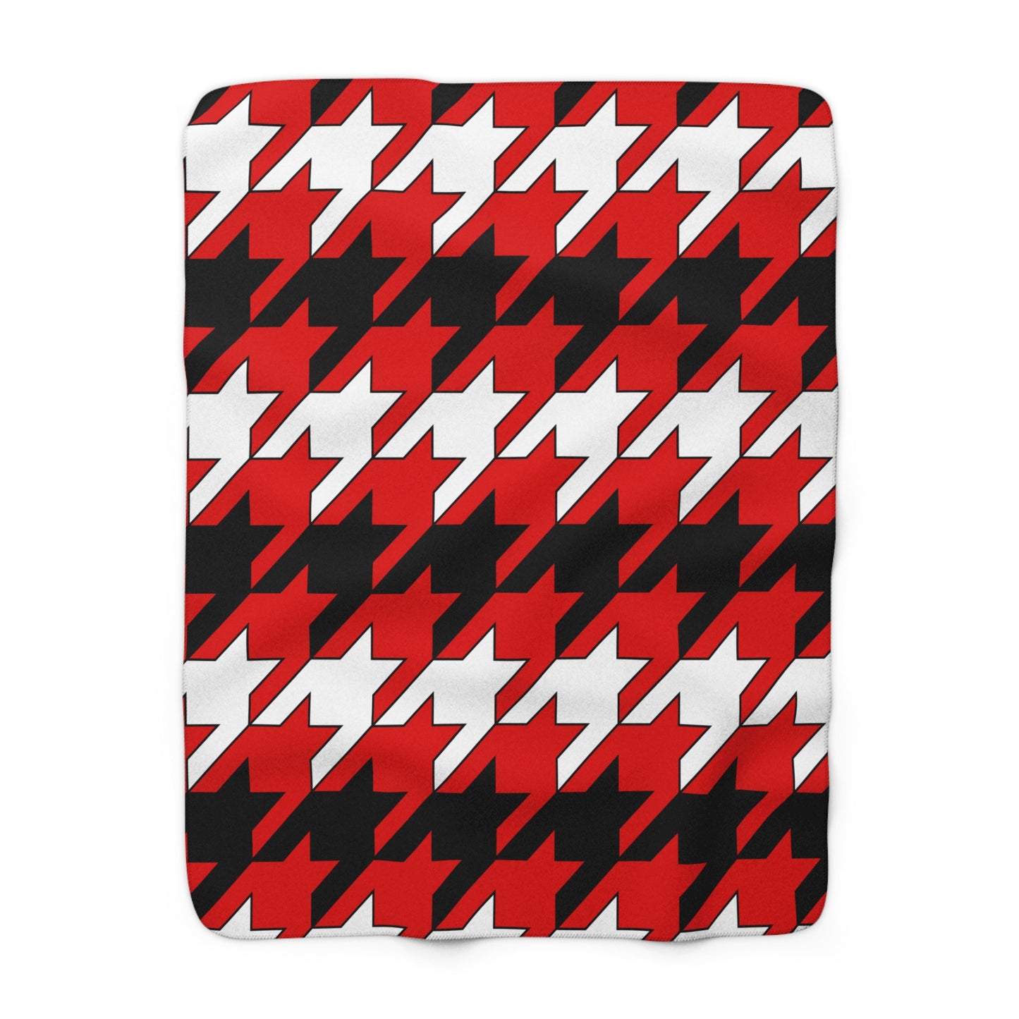 Trinidad And Tobago Retro Houndstooth Blanket Throw