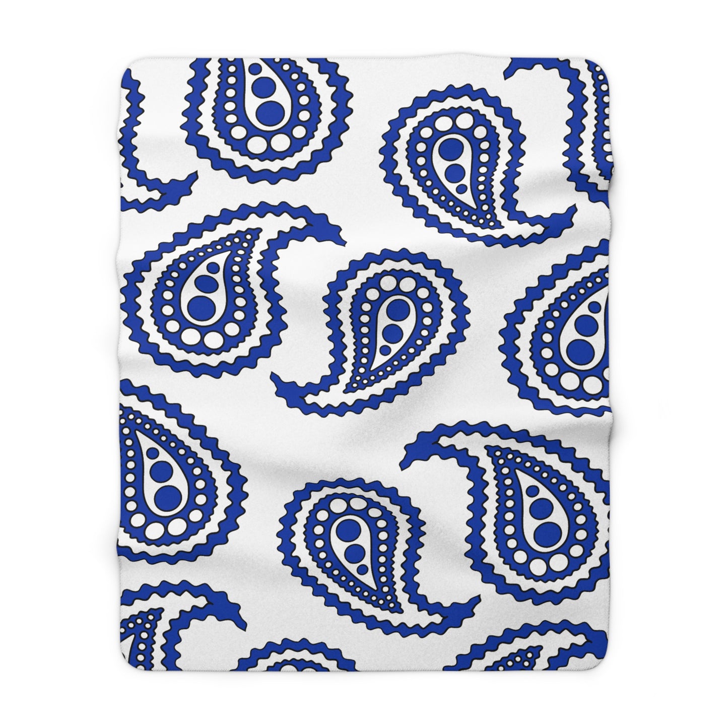 Uruguay Retro Paisley Blanket Throw