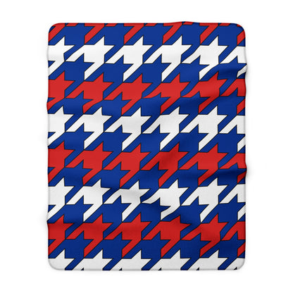 Iceland Retro Houndstooth Blanket Throw