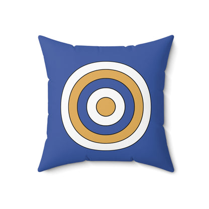 Marshall Islands Retro Target Cushion Pillow