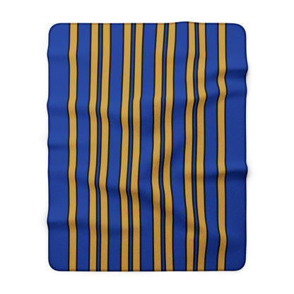 Kosovo Retro Stripes Blanket Throw