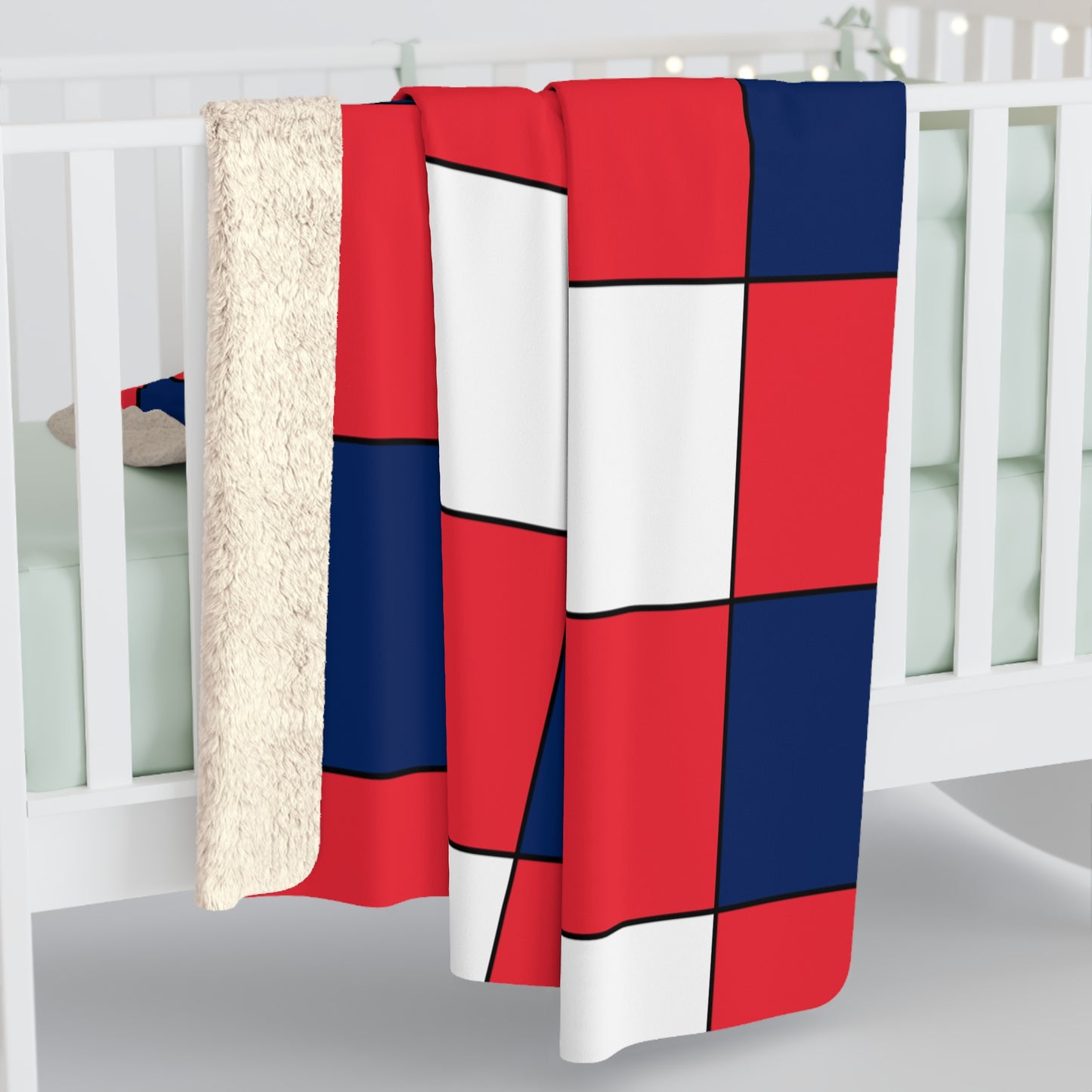 Norway Retro Check Blanket Throw