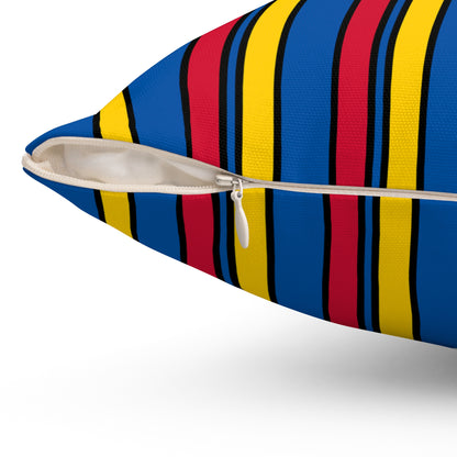 Aland Islands Retro Stripes Cushion Pillow