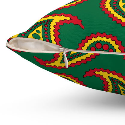 Ghana Retro Paisley Cushion Pillow